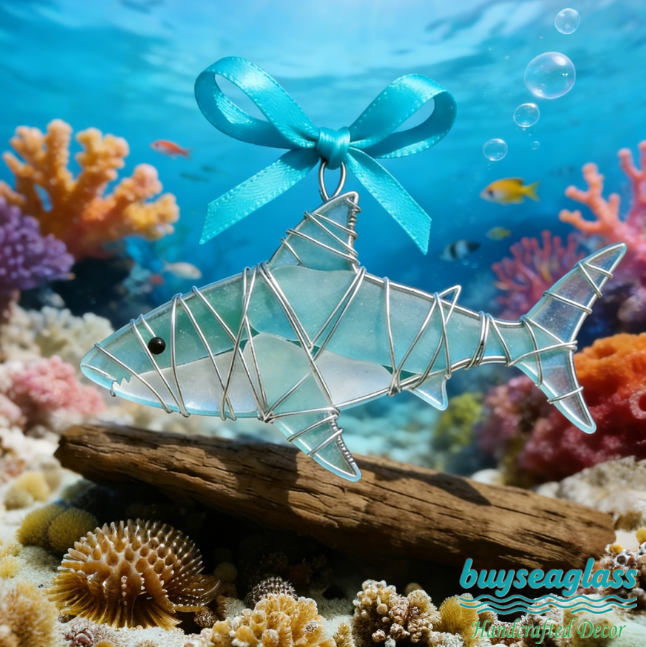 🔥Hand-Wrapped Sea Glass Collection💎Timeless Coastal Art