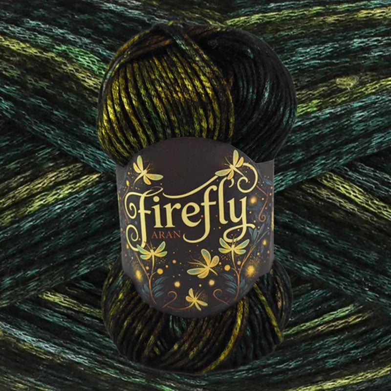 đ„LAST DAY 50% OFF - đ§¶Aran Wool âFireflyâ Iridescent Shimmer Yarn: A Touch of Magic in Every Stitchđ«