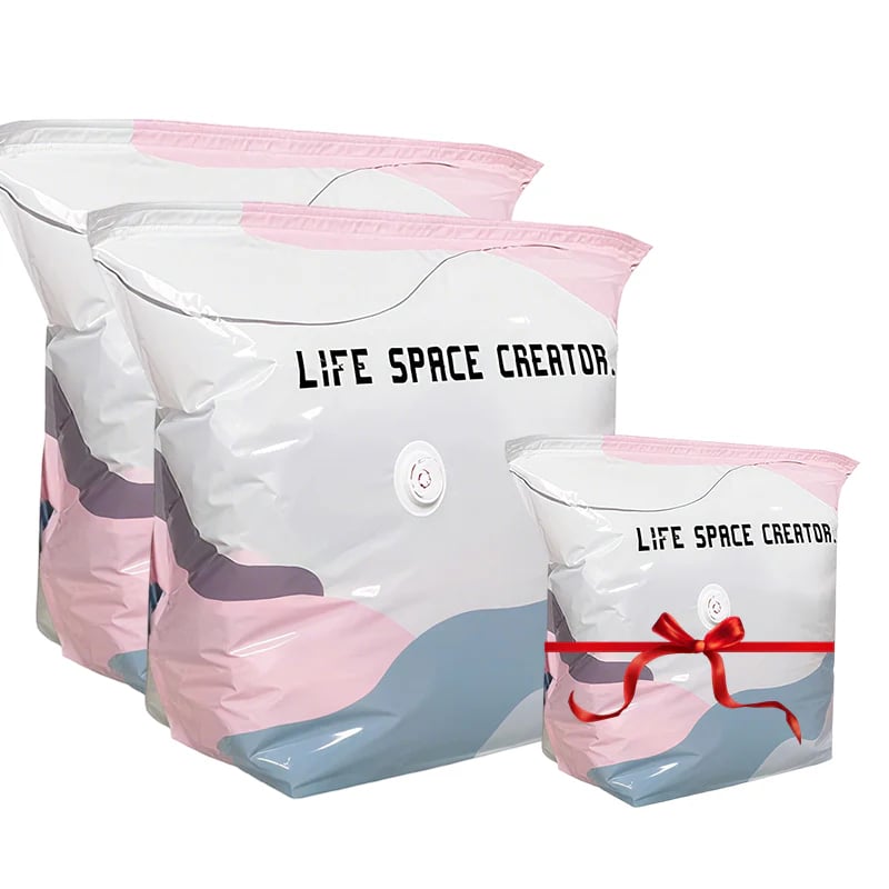 đŚ Large-Capacity Vacuum Bags â No Pump Needed! đ¨â¨