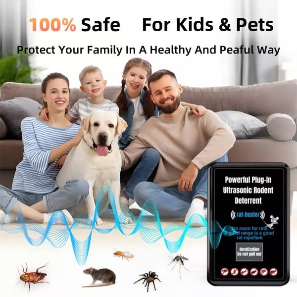 đ„HOT SALEđ„Powerful Plug-In Ultrasonic Rodent Deterrent
