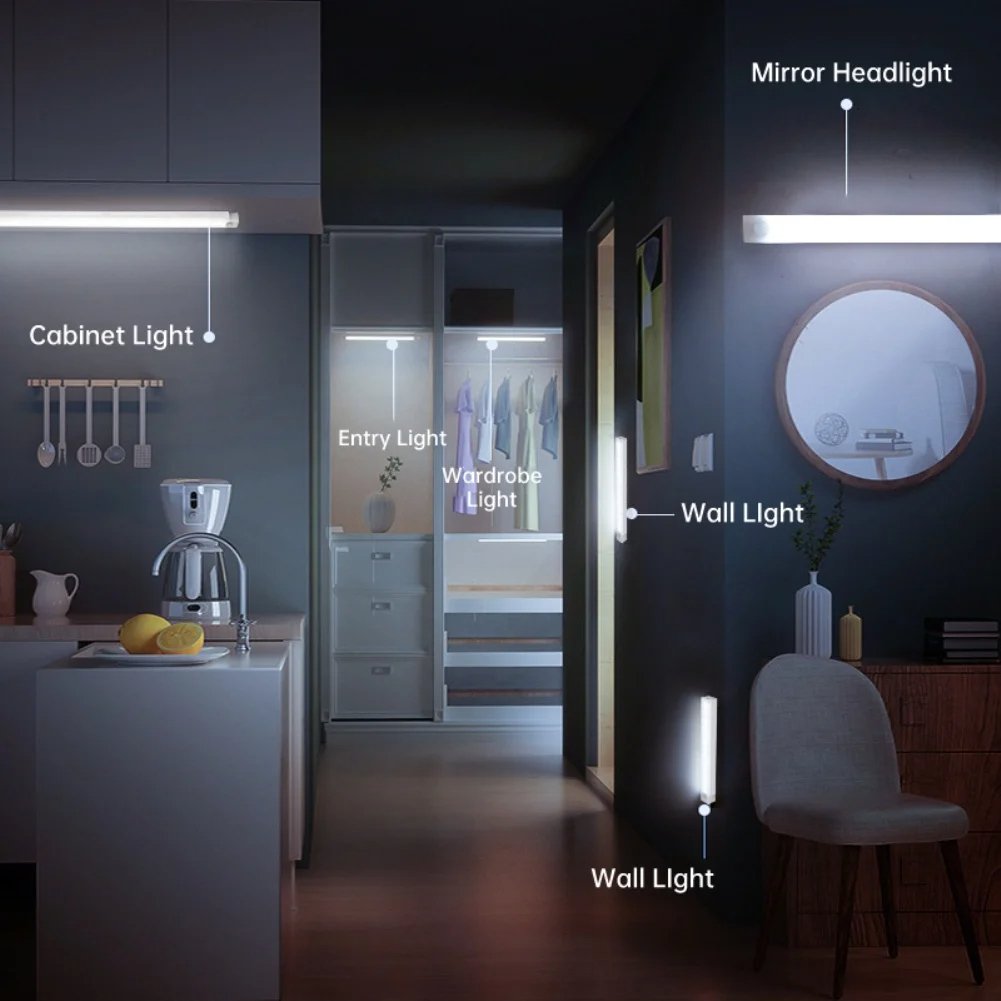 🔥NEW YEAR 49% OFF SALE💡 - Punch-free Smart Sensor Magnetic Rechargeable LED Lights