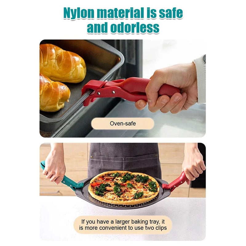 Multi-Purpose Anti-Scald Bowl Holder Clip for Kitchen（✨ Buy 1, Get 1 FREE! That’s right — today only!）