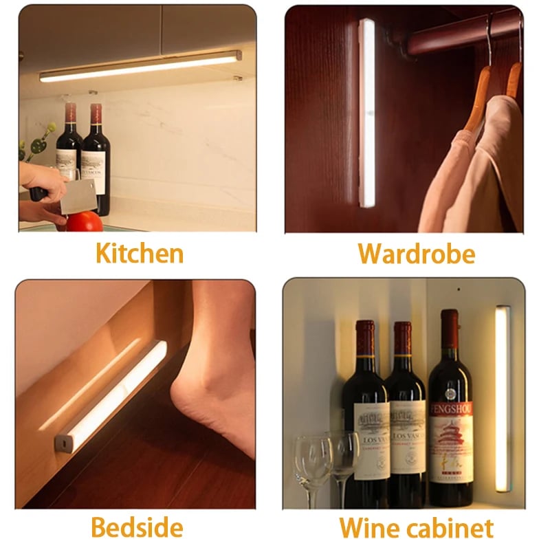 🔥NEW YEAR 49% OFF SALE💡 - Punch-free Smart Sensor Magnetic Rechargeable LED Lights