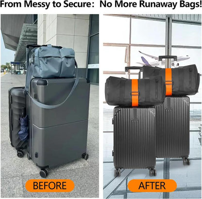 LAST DAY 50% off💥Multi Use Strong Adjustable Luggage Connector Straps