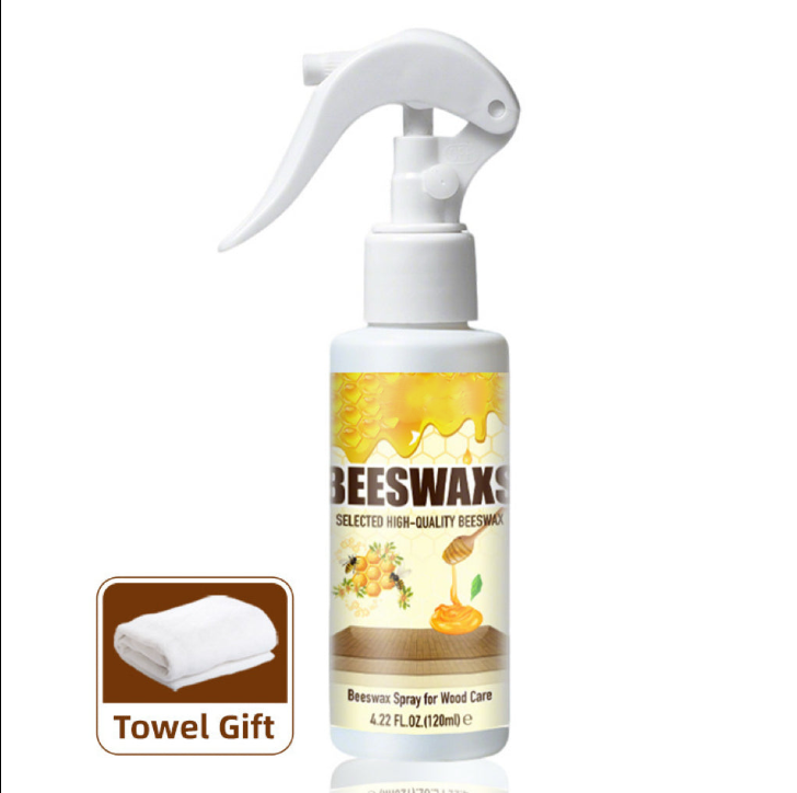 50% OFF This Week Promotions🎉🎉Beeswax Wood Polish Spray 120ml | Natural Shine & Protection for Furniture, Floors, Cabinets – Non-Greasy, Anti-Dust Finish