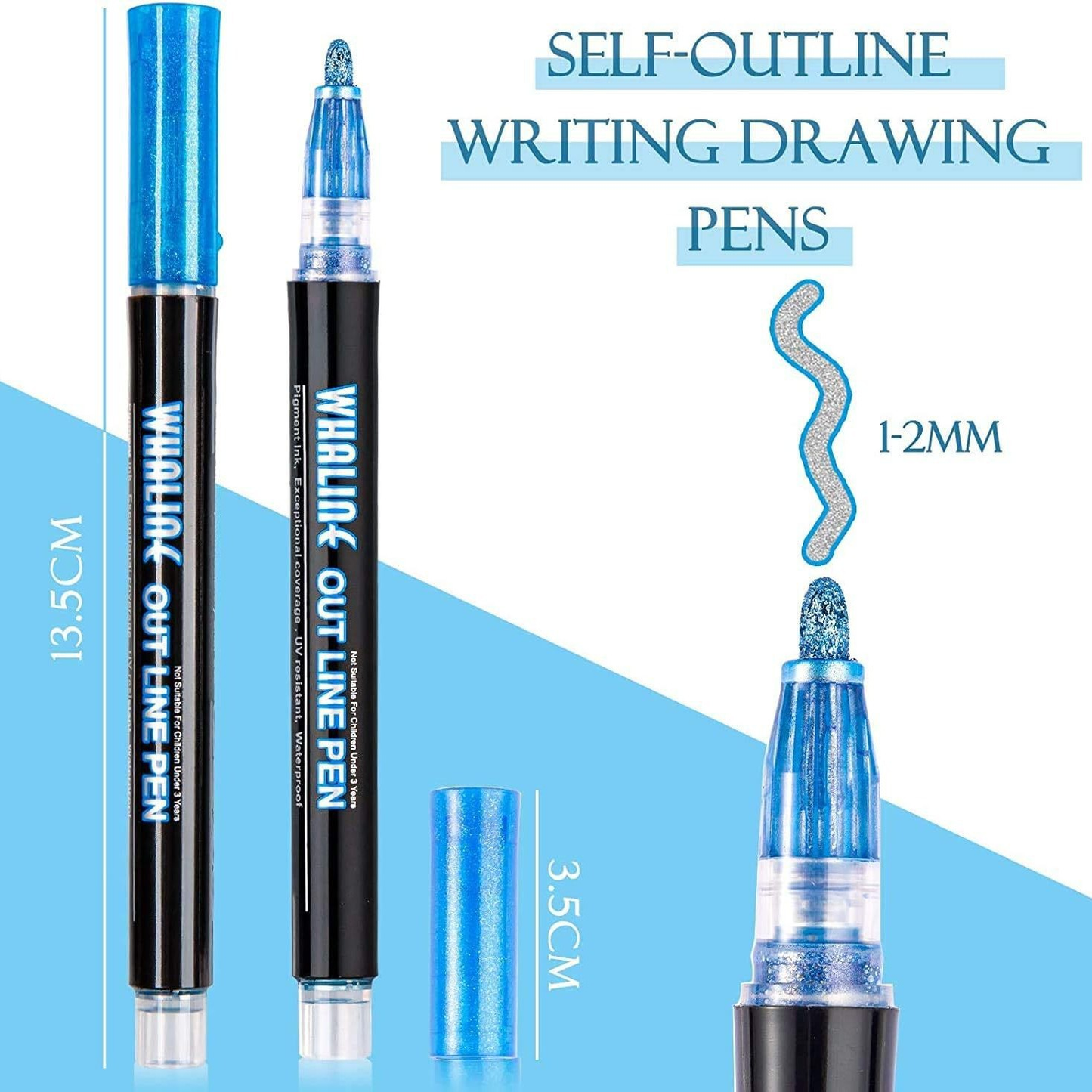 Dreamy Sparkle Dual-Line Contour Pen