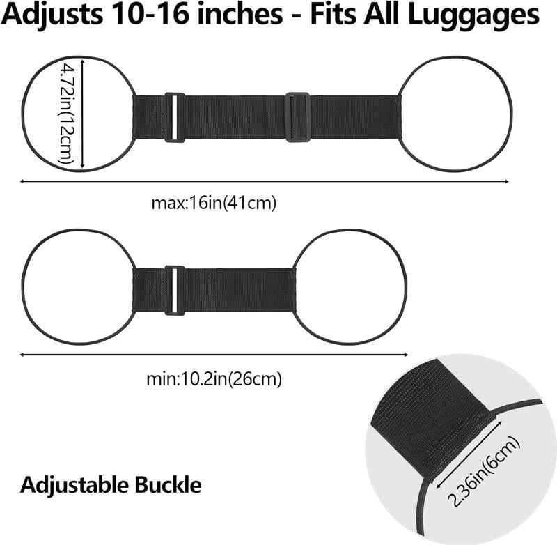 LAST DAY 50% off💥Multi Use Strong Adjustable Luggage Connector Straps