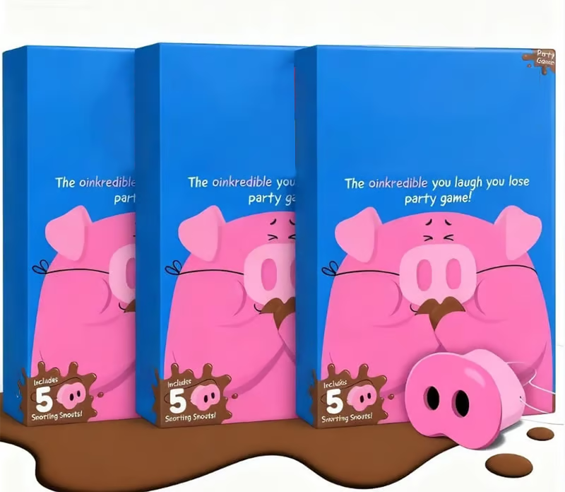 Piggy Nose Puzzle & Game Set