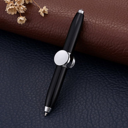 Rotating LED Light Ballpoint Pen – Anti-Stress Anxiety Relief! ✨✍️