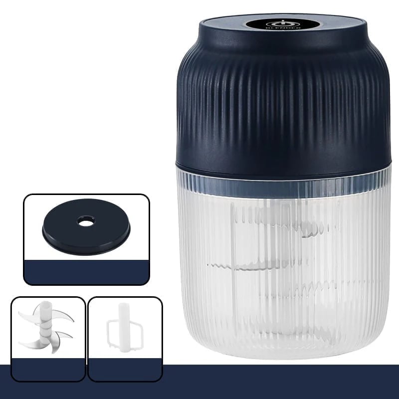 🔥🔥Blue 320ml PP cup with six-blade Cyclone (with whisk)