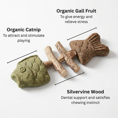 🐾Day Sale 50% OFF-Catnip & Silvervine Chew