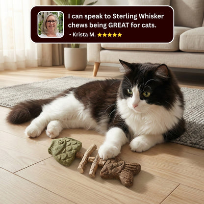🐾Day Sale 50% OFF-Catnip & Silvervine Chew