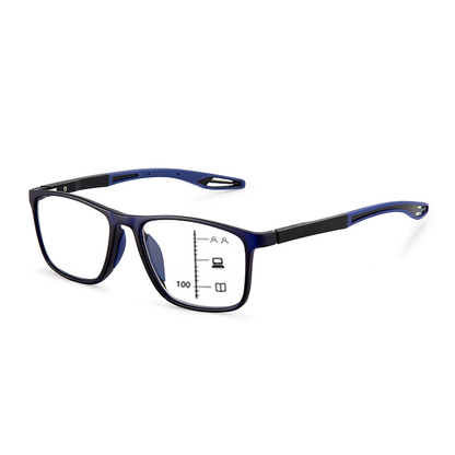 SPORTS TR SQUARE FRAME ULTRA-LIGHT ANTI-BLUE LIGHT READING GLASSES