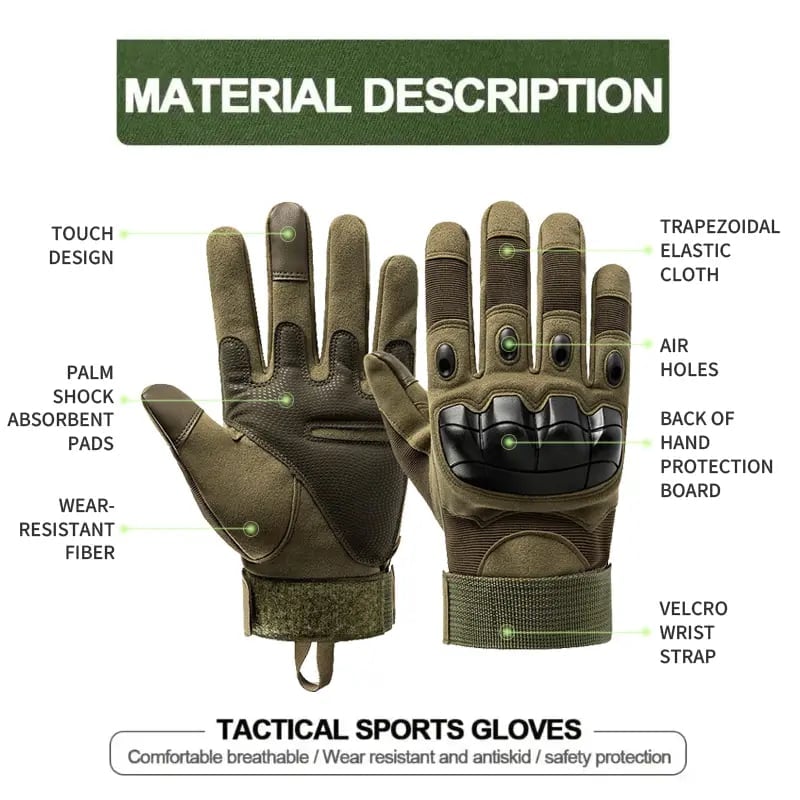 🏆LAST DAY SALE 50% OFF - 🔥Heavy Duty Tactical Gloves🧤Unrivaled Protection & Performance