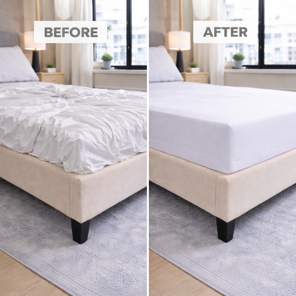 Seurico™ No-Slip Bed Sheet Grips, Fits Any Mattress