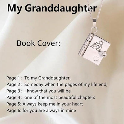 🏆 Hot Sale - 49% OFF 🔥🔥My Little Star Book Necklace for Daughter & Son, Birthday Day Gift Graduation Jewelry of Love