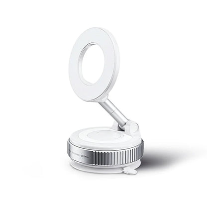 🔥 Retractable Car Phone Mount - 360° Magnetic Holder