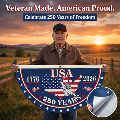100% Veteran Owned / Handcrafted in USA-250th Anniversary Banners