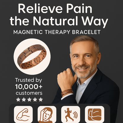 🎁 The Heritage Copper Band 🎁Magnetic Copper Bracelet for Men — EllipseMAX 5X Strength 5,000 Gauss Magnets