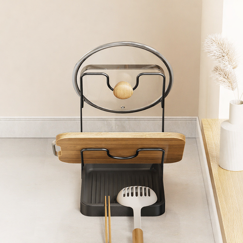 Kitchen Pot Lid Organizer Rack
