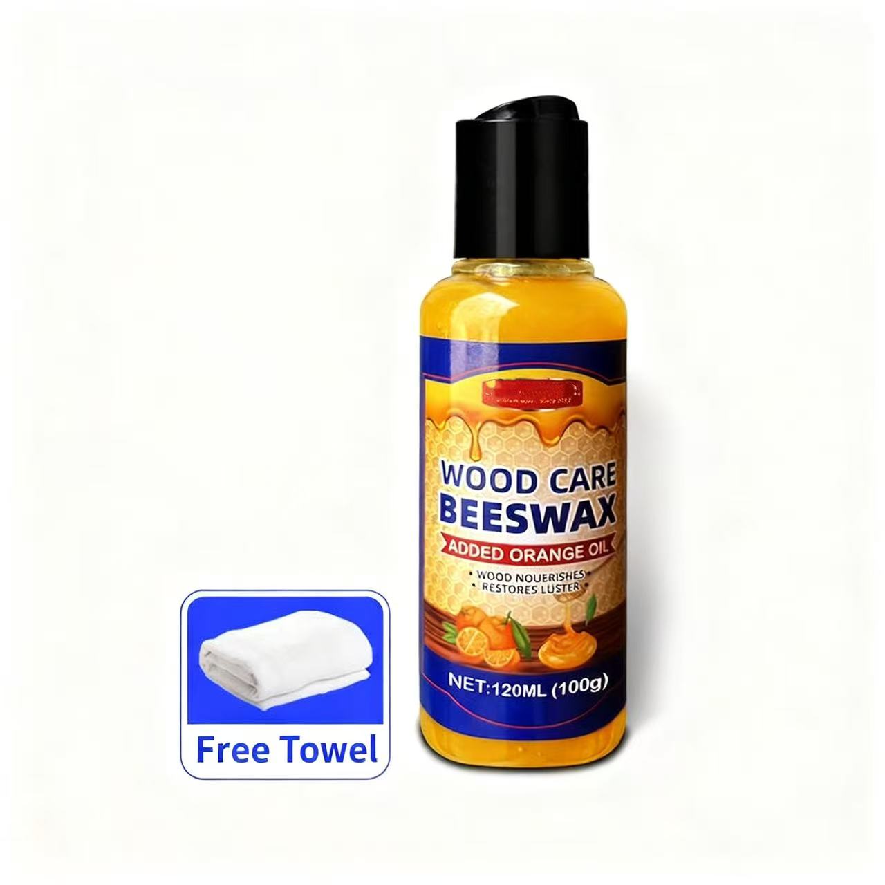 50% OFF This Week Promotions🎉🎉Beeswax Wood Polish Spray 120ml | Natural Shine & Protection for Furniture, Floors, Cabinets – Non-Greasy, Anti-Dust Finish