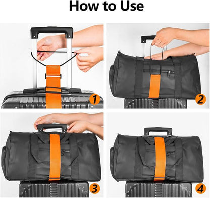 LAST DAY 50% off💥Multi Use Strong Adjustable Luggage Connector Straps