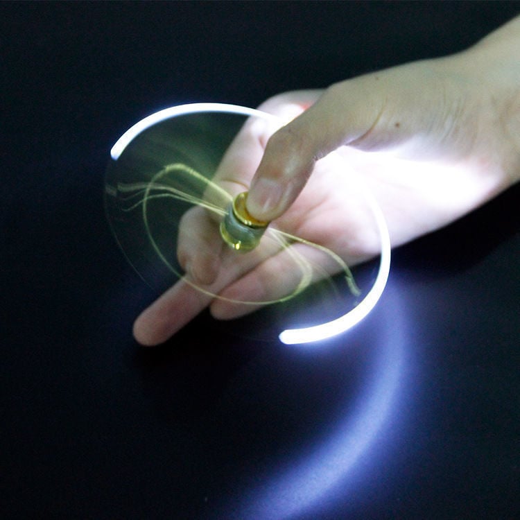 Rotating LED Light Ballpoint Pen – Anti-Stress Anxiety Relief! ✨✍️
