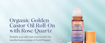 🌿 Refresh & Revive - ✨ Organic Castor Oil Roll-On - For Radiant Skin, Lush Hair & Relaxation