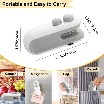 🔥Mini Bag Sealer with Cutter and Magnet