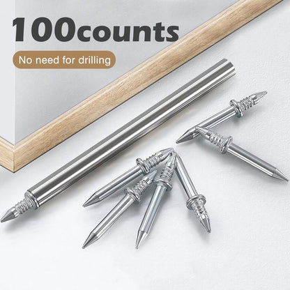 Double-Headed Skirting Thread Seamless Nail Non Marking