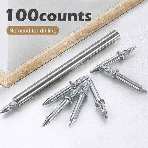 Double-Headed Skirting Thread Seamless Nail Non Marking