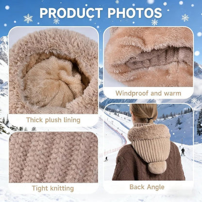 Fleece-Lined Winter Knit Beanie