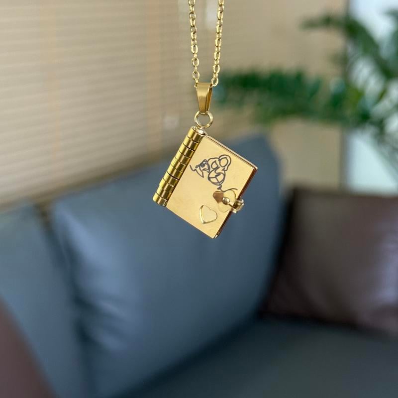 🏆 Hot Sale - 49% OFF 🔥🔥My Little Star Book Necklace for Daughter & Son, Birthday Day Gift Graduation Jewelry of Love