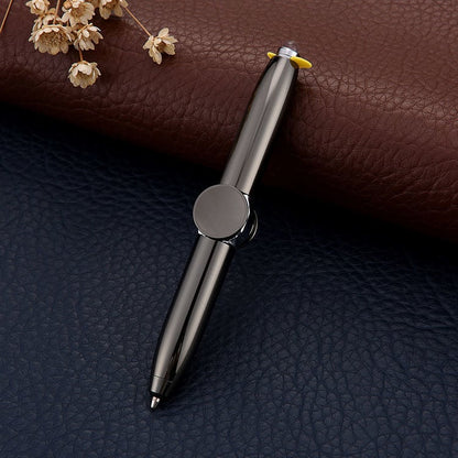 Rotating LED Light Ballpoint Pen – Anti-Stress Anxiety Relief! ✨✍️