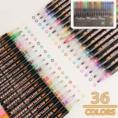 Dreamy Sparkle Dual-Line Contour Pen