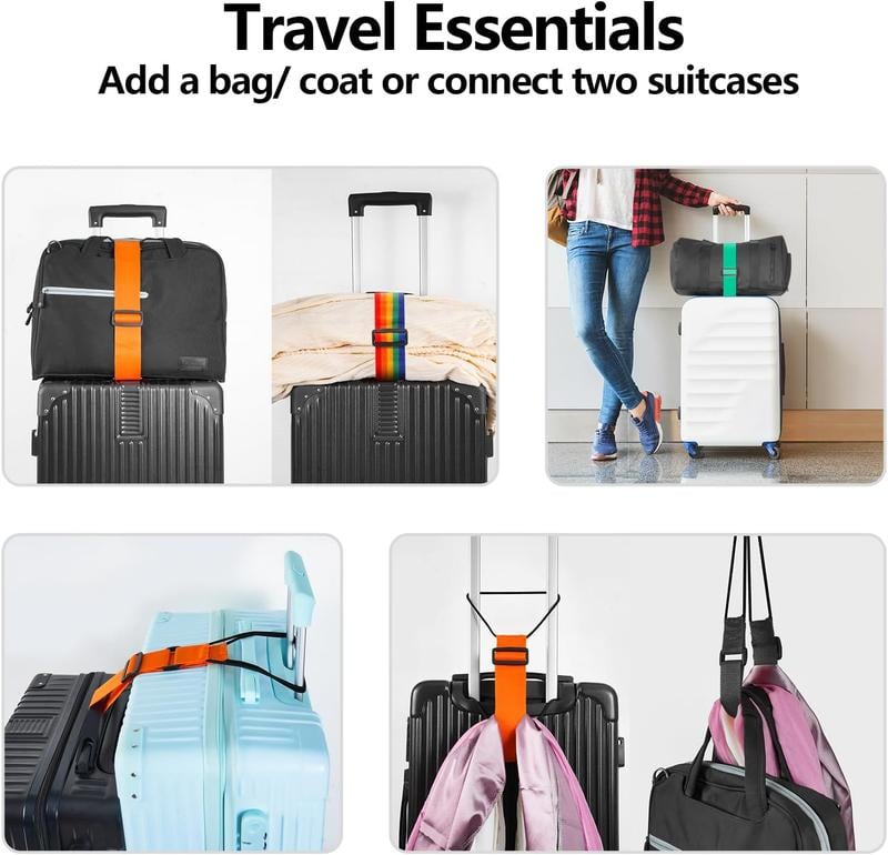 LAST DAY 50% off💥Multi Use Strong Adjustable Luggage Connector Straps