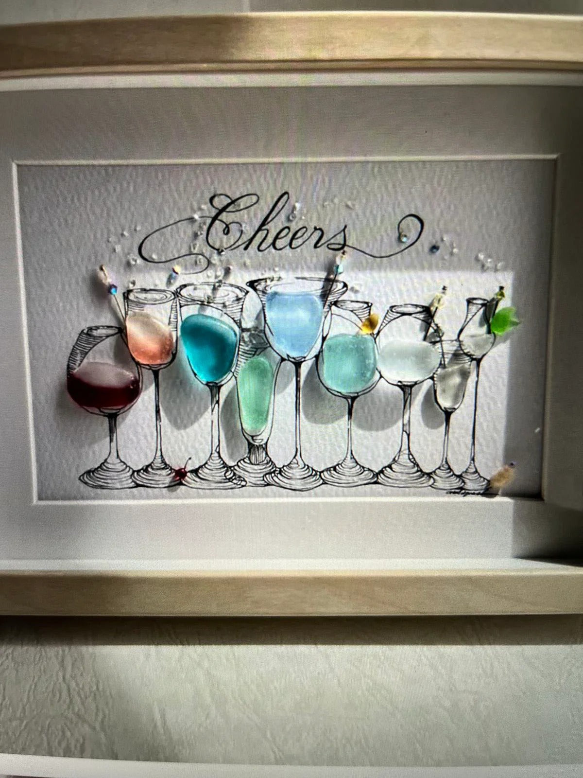 🔥Hand-Wrapped Sea Glass Collection💎Timeless Coastal Art