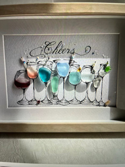 🔥Hand-Wrapped Sea Glass Collection💎Timeless Coastal Art