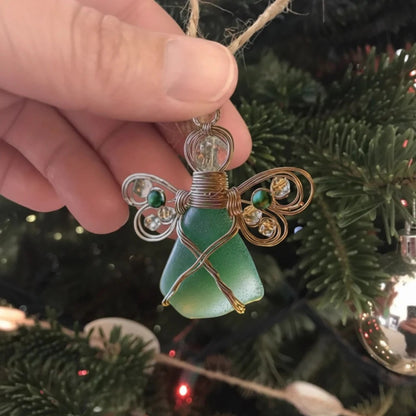🔥Hand-Wrapped Sea Glass Collection💎Timeless Coastal Art