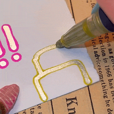 Dreamy Sparkle Dual-Line Contour Pen