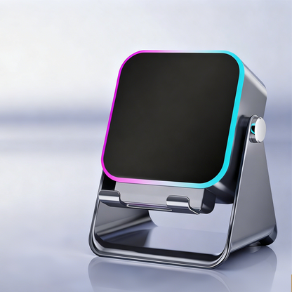 🎶📱  5-in-1 Wireless Induction Bluetooth Speaker with Adjustable Phone Stand