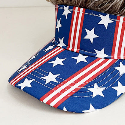 Novelty Wig Baseball Cap