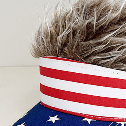Novelty Wig Baseball Cap