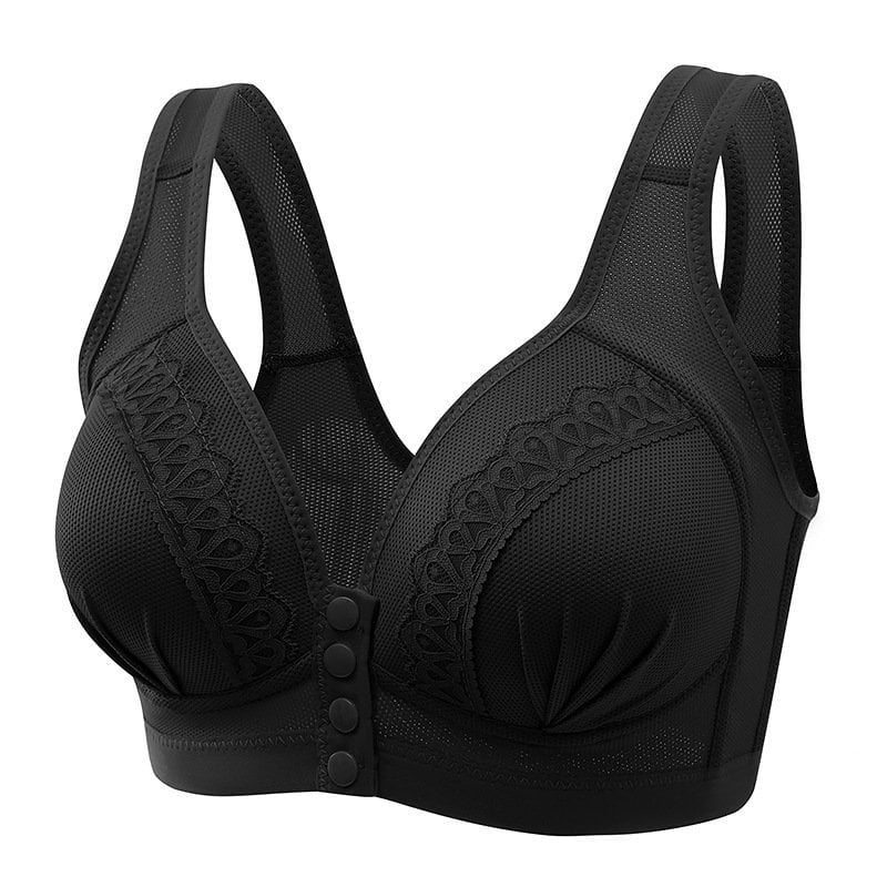 BUY 1 GET 1 FREE - Front Button Breathable Skin-Friendly Cotton Bra